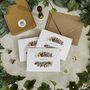 Dried Flower Autumn Thank You Cards, thumbnail 2 of 4