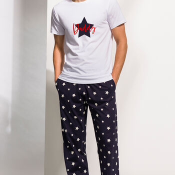 Mens Personalised Christmas Pyjamas, 2 of 2