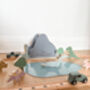 Personalised Wooden Dinosaur World Car Train Set, thumbnail 4 of 10