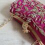Hot Pink Frog Clasp Clutch, thumbnail 8 of 12