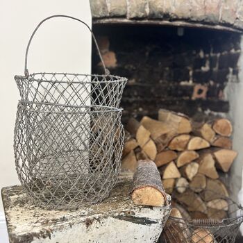 Vintage Wire Potato Baskets, 2 of 7