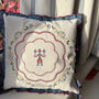 Cross Stitch Cushion Boy, thumbnail 3 of 5