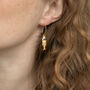 Gold Fish And Pearl Necklace Set Of Two, thumbnail 5 of 7