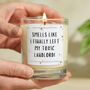 Funny Moving Out Gift, Left My Toxic Landlord Candle, thumbnail 1 of 6