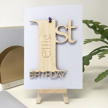 Personalised 1st Birthday Card, 2 of 12