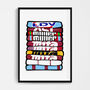 Football Shirt Stack Poster, thumbnail 2 of 12