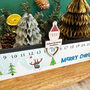 Personalised Advent Slider Merry Christmas Trees, thumbnail 1 of 5
