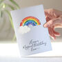 Personalised Rainbow Children's Birthday Card, thumbnail 1 of 4