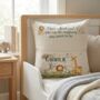 Kids Personalised Safari Bedtime Book Pocket Cushion, thumbnail 1 of 4