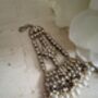 Gold Antique Pearl Passa/Jhumar Hair Accessory, thumbnail 7 of 11