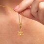 18ct Gold Sheriff's Badge Charm Necklace, thumbnail 1 of 5