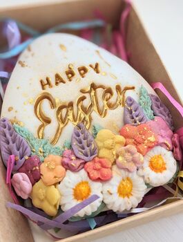 Personalised Hand Iced Easter Egg Postal Biscuit, 5 of 7