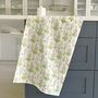 Buttercups Linen Tea Towel, thumbnail 1 of 9