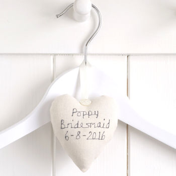 Personalised Hanging Heart Christening Gift, 7 of 12