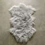 Curly Tibetan Sheepskin Rug Light Grey, thumbnail 1 of 2