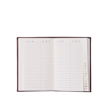Mini Pocket Leather Address Book. ' The Caldana', 8 of 12