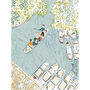 Oxfordshire Punting Print, thumbnail 2 of 7
