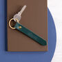 Handmade Personalised Long Leather Keyring, thumbnail 9 of 12