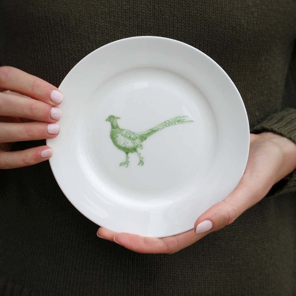 ‘Pheasant’ Small Plate By Lucy Green Designs | notonthehighstreet.com