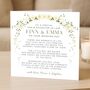 Wedding Day Poem Card For Son And Daughter In Law, thumbnail 1 of 7