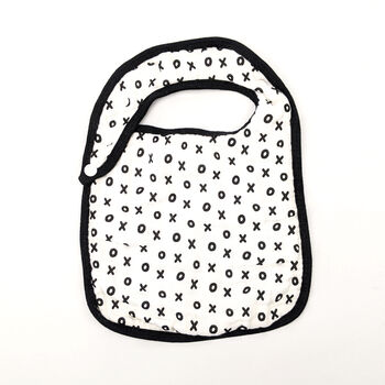 Black And White Baby Bibs Two Pack, 2 of 6
