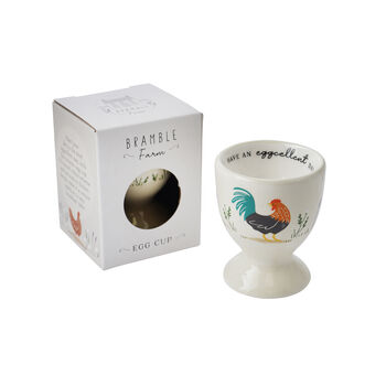 Bramble Farm Chicken Egg Cup In Gift Box, 3 of 7