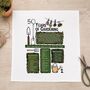 50th Birthday Gift For Gardeners Personalised Handkerchief Pair, thumbnail 1 of 9