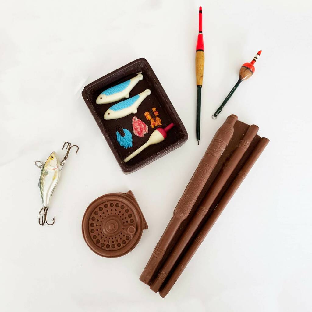 Chocolate Fishing Tackle Set By Choc On Choc