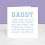 Snuggles With Daddy Father's Day Card, thumbnail 2 of 3