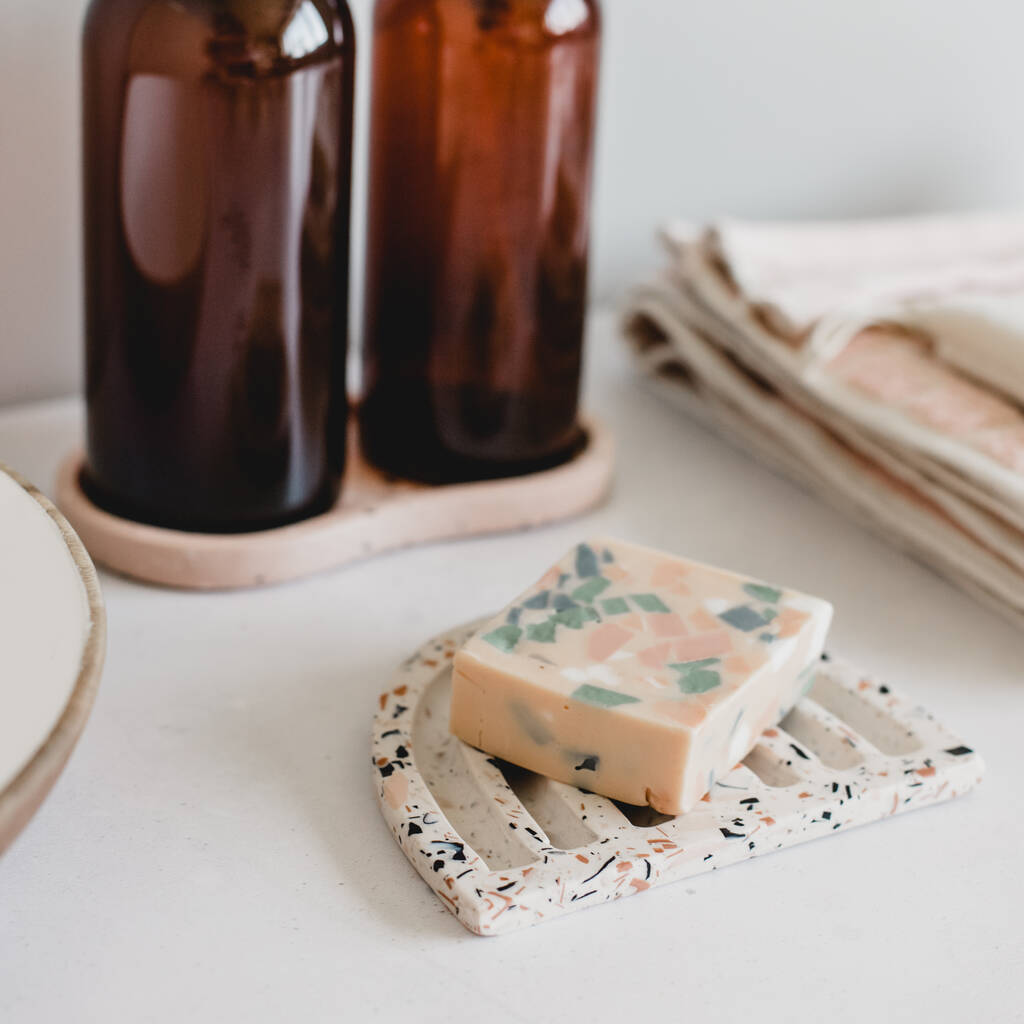Rainbow Eco Resin Soap Dish By Badger And Birch | notonthehighstreet.com