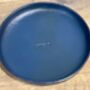 Personalised Dark Blue Round Leather Accessory Tray, thumbnail 7 of 7