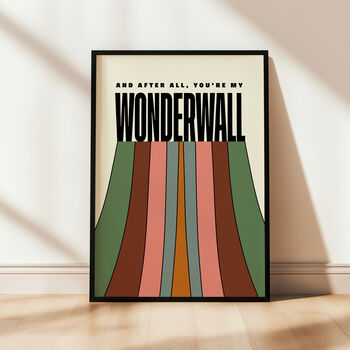 Wonderwall Music Print, 3 of 5