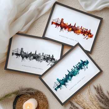 Kingston Upon Hull Skyline Art Print, 9 of 12