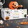 Personalised Halloween Trick Or Treat Crate, thumbnail 1 of 2