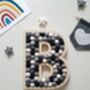 Personalised Letter Plywood And Wool Decoration, thumbnail 7 of 11