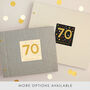 Personalised 70th Birthday Photo Album, thumbnail 1 of 12