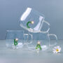 G Decor Handmade Monogram Glass Florist Personalised Alphabet Letters 3D Tea And Coffee Mugs – A To Z, thumbnail 1 of 7