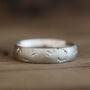 Sandcast Court Recycled Silver Ring, thumbnail 4 of 7