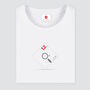 Disk Retro Tech White Organic T Shirt, thumbnail 1 of 10
