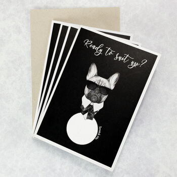 Be My Groomsman Frenchie Card, 5 of 7