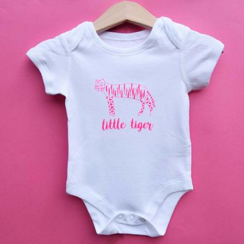 'Little Tiger' Baby Grow, 3 of 5