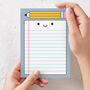 Happy Stationery Kawaii Notepad For Lists, thumbnail 3 of 5