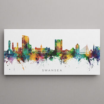 Swansea Skyline Cityscape Art Print, 2 of 12