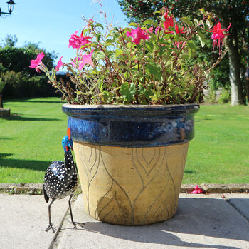 Small Guinea Fowl Metal Sculpture, 2 of 10