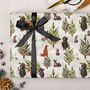 Three Sheets Of Christmas Animals Wrapping Paper, thumbnail 2 of 2