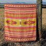 Aztec Patterned Throw Blanket Cozy Boho Blanket, thumbnail 12 of 12