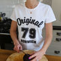Personalised Original Year And Place Lady Fit T Shirt, thumbnail 1 of 6