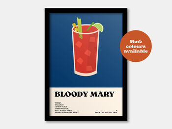 Bloody Mary Cocktail Print, 7 of 7