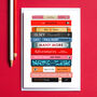 Personalised Books Valentine's Card, thumbnail 1 of 3