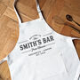 Personalised Pub Apron Home Bar Gift, thumbnail 1 of 3